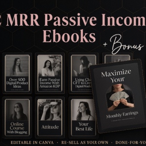 “All-in-One MRR eBook Bundle – Passive Income & Resell Rights Edition”
