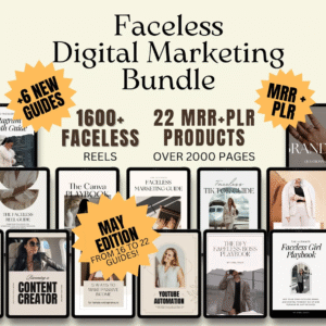 Complete DFY Bundle: 22 Ready-to-Sell Faceless Marketing Products with Master Resell Rights