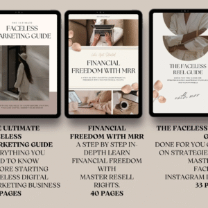 Complete DFY Bundle: 22 Ready-to-Sell Faceless Marketing Products with Master Resell Rights