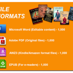 “1,000 Classic Novels Collection – Digital Library with PLR Rights | 100% Free to Resell”