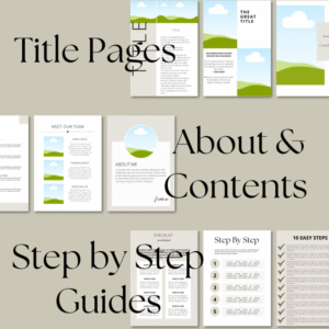 Canva eBook & Course Workbook Template | 250-Page Editable Design for Authors & Coaches